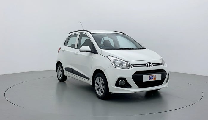 2015 Hyundai Grand i10 SPORTZ 1.2 KAPPA VTVT, Petrol, Manual, 34,679 km, Right Front Diagonal