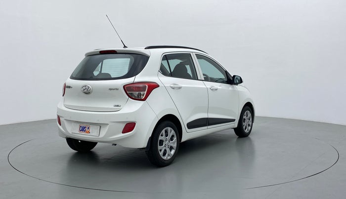 2015 Hyundai Grand i10 SPORTZ 1.2 KAPPA VTVT, Petrol, Manual, 34,679 km, Right Back Diagonal