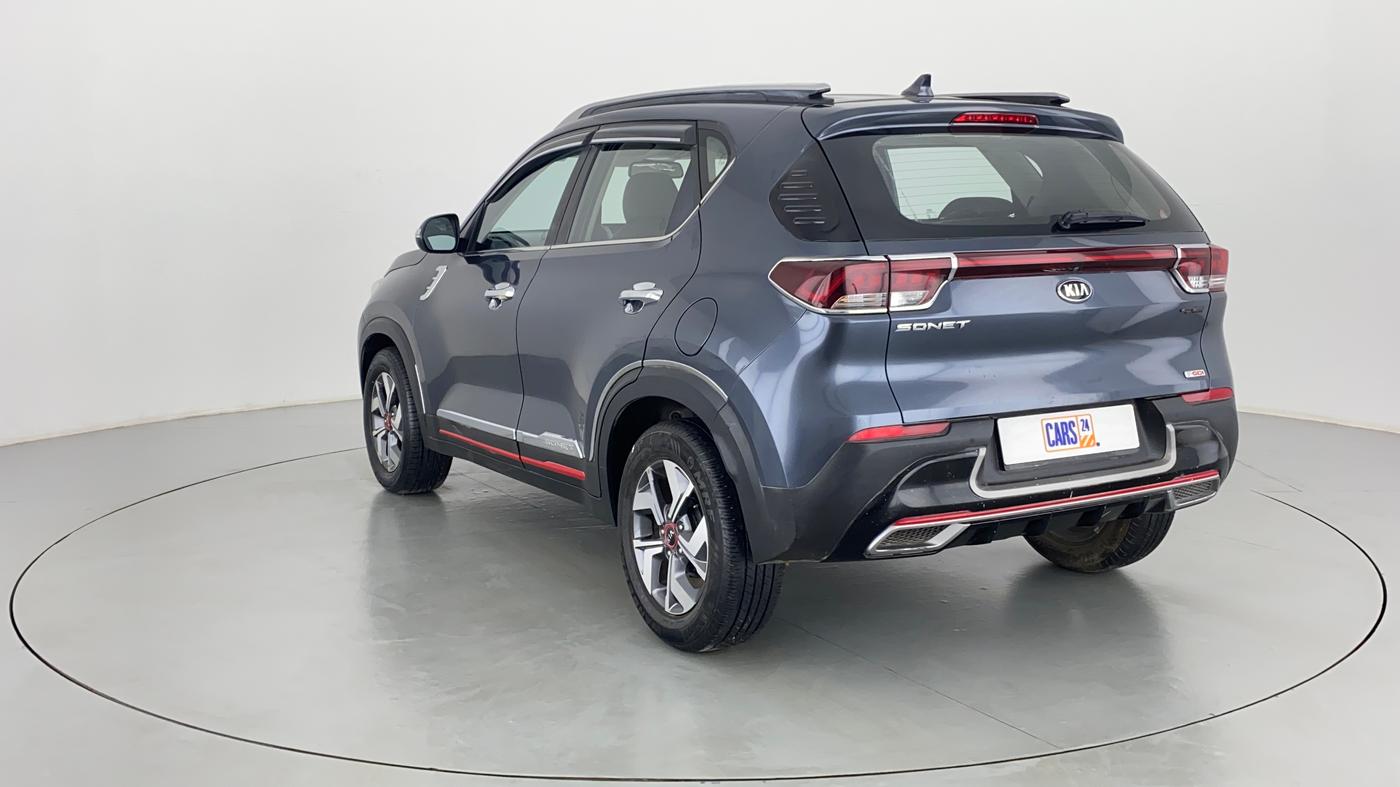 2020 KIA SONET GTX + 1.0 IMT, Petrol, Manual, 13,053 km, Left Back Diagonal
