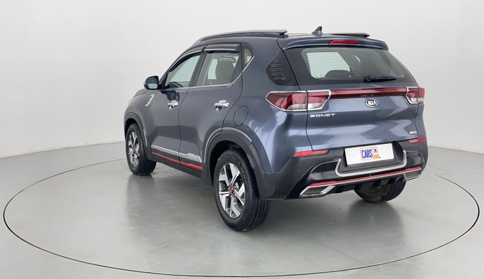 2020 KIA SONET GTX + 1.0 IMT, Petrol, Manual, 13,053 km, Left Back Diagonal