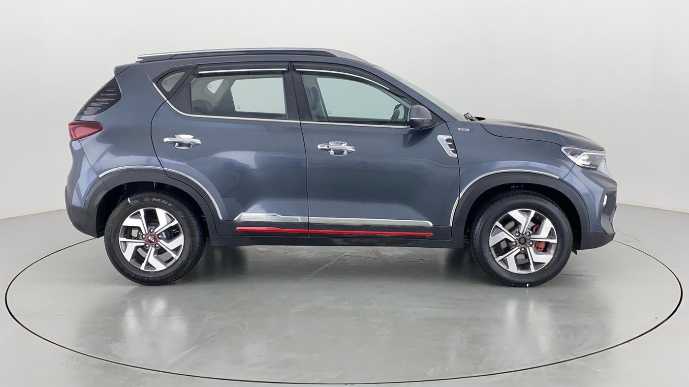 2020 KIA SONET GTX + 1.0 IMT, Petrol, Manual, 13,053 km, Right Side View