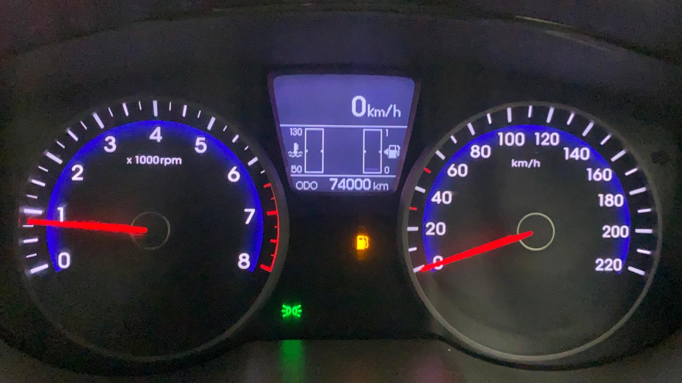 2012 Hyundai i20 ASTA 1.2, Petrol, Manual, 74,265 km, Odometer Image