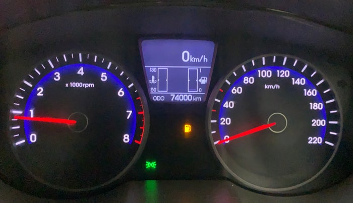 2012 Hyundai i20 ASTA 1.2, Petrol, Manual, 74,265 km, Odometer Image