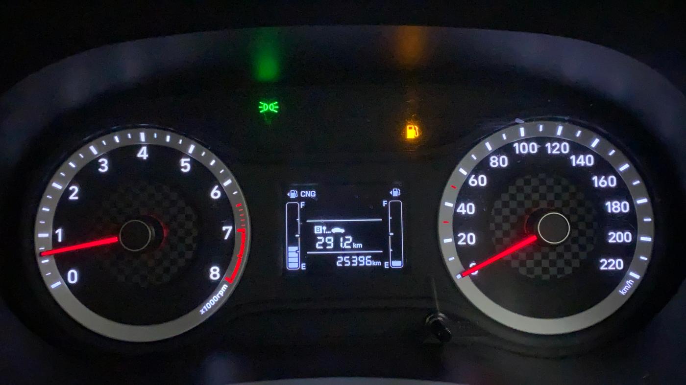 2021 Hyundai AURA S 1.2 CNG, CNG, Manual, 25,887 km, Odometer Image