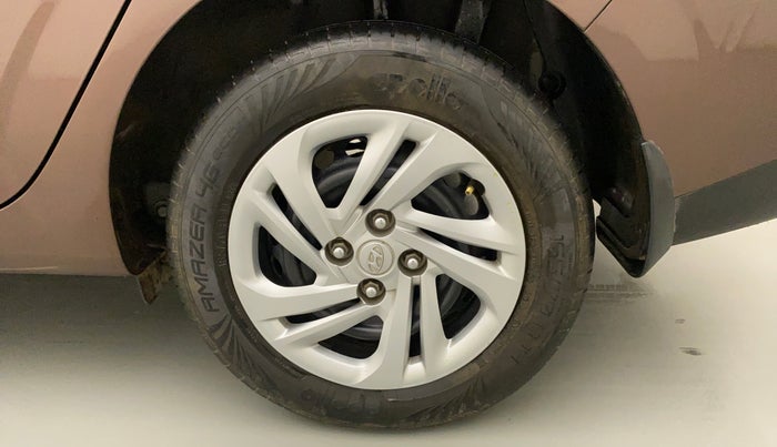 2021 Hyundai AURA S 1.2 CNG, CNG, Manual, 25,887 km, Left Rear Wheel