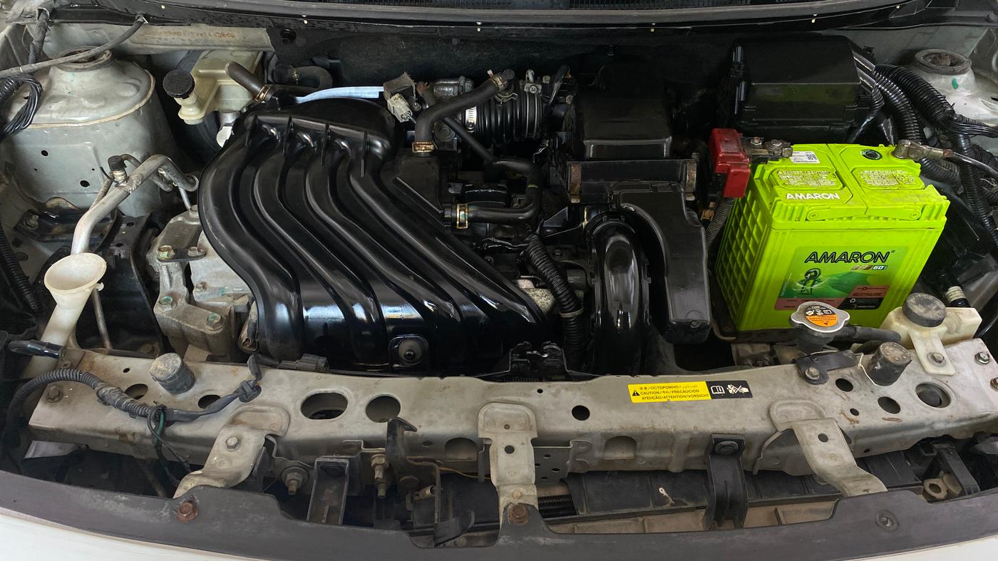 2014 Nissan Sunny XL, Petrol, Manual, 70,381 km, Engine View