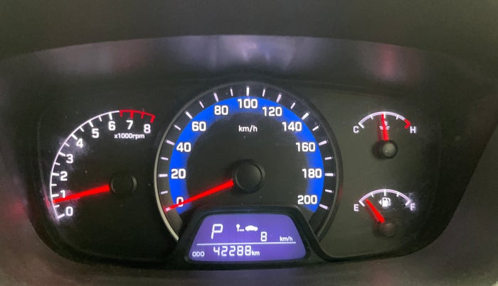 2016 Hyundai Xcent S AT 1.2, Petrol, Automatic, 42,285 km, Odometer Image