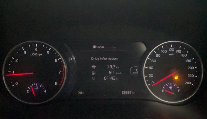 2019 KIA SELTOS GTX PLUS DCT 1.4 PETROL, Petrol, Automatic, 28,337 km, Odometer Image