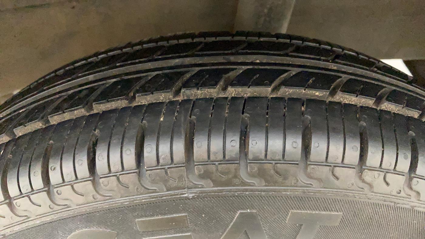 2018 Datsun Redi Go S 1.0 AMT, Petrol, Automatic, 55,512 km, Left Rear Tyre Tread