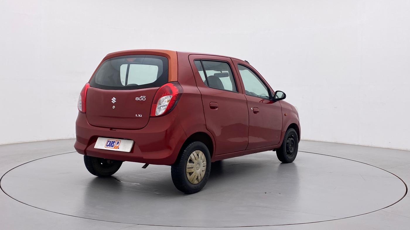 2012 Maruti Alto 800 LXI, Petrol, Manual, 34,728 km, Right Back Diagonal