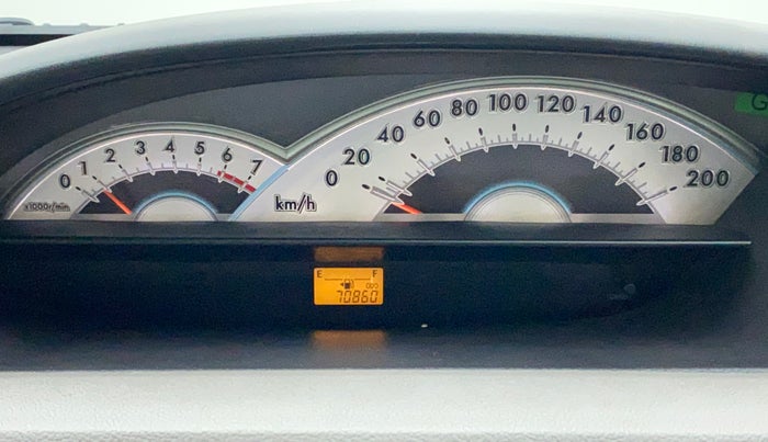 2011 Toyota Etios VX, Petrol, Manual, 70,859 km, Odometer Image