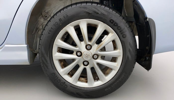 2011 Toyota Etios VX, Petrol, Manual, 70,859 km, Left Rear Wheel