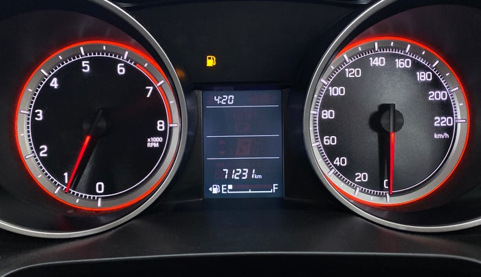 2019 Maruti Swift VXI D, Petrol, Manual, 71,288 km, Odometer Image