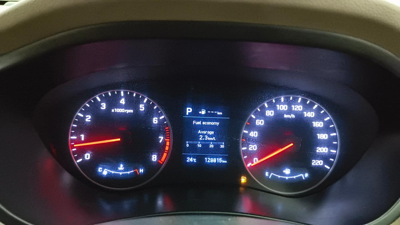 2019 Hyundai Elite i20 ASTA (O) CVT, Petrol, Automatic, 1,28,814 km, Odometer Image