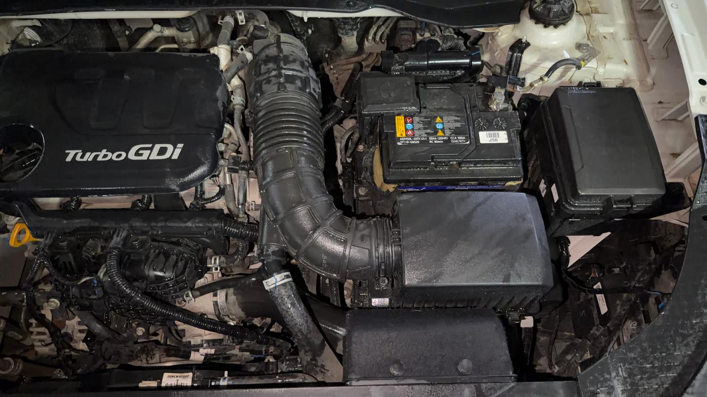 2023 Hyundai VENUE SX (O) 1.0 TURBO DCT, Petrol, Automatic, 11,677 km, Engine View - Left