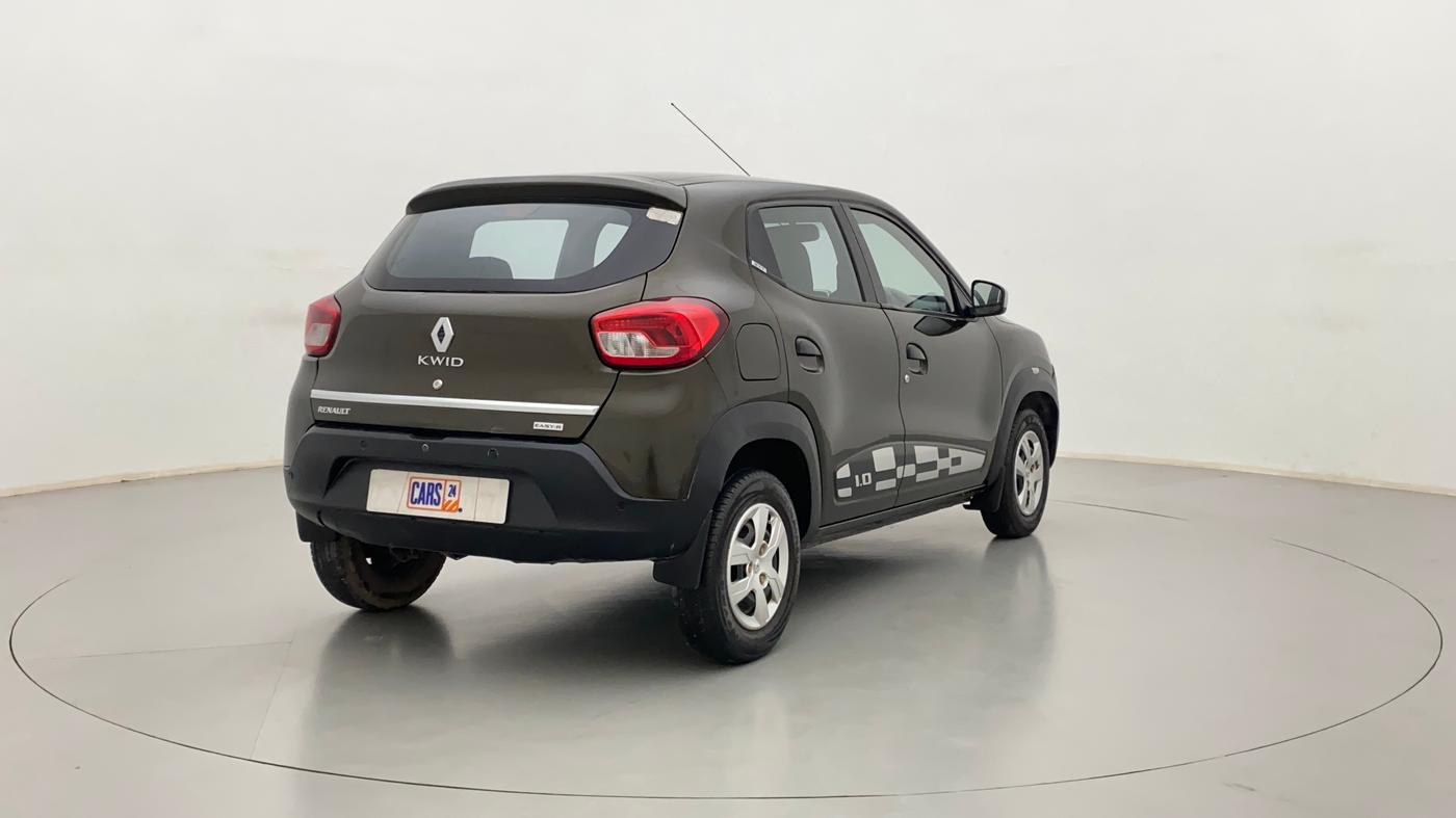 2018 Renault Kwid RXT 1.0 EASY-R AT OPTION, Petrol, Automatic, 23,335 km, Right Back Diagonal