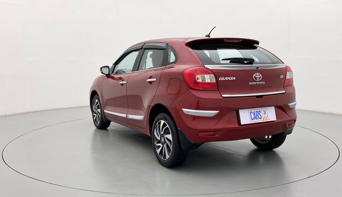 2020 Toyota Glanza G CVT, Petrol, Automatic, 7,300 km, Left Back Diagonal