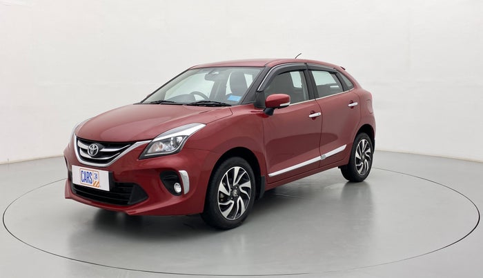 2020 Toyota Glanza G CVT, Petrol, Automatic, 7,300 km, Left Front Diagonal