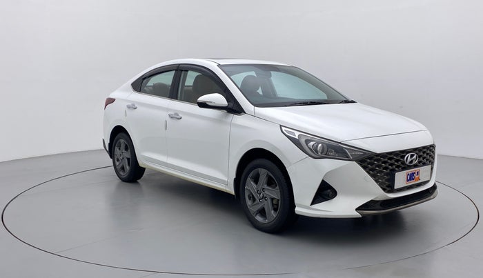 2021 Hyundai Verna SX PETROL MT, Petrol, Manual, 42,881 km, Right Front Diagonal