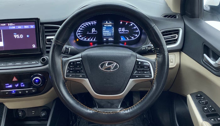 2021 Hyundai Verna SX PETROL MT, Petrol, Manual, 42,881 km, Steering Wheel Close Up
