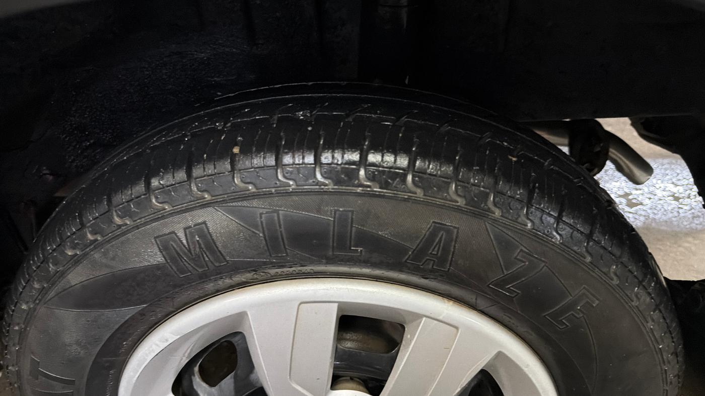 2017 Renault Kwid RXT 0.8, Petrol, Manual, 73,518 km, Left Rear Tyre Tread