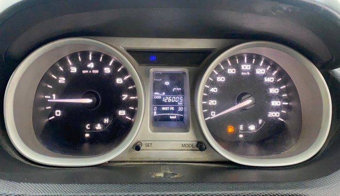 2016 Tata Tiago XZ PETROL, Petrol, Manual, 1,25,966 km, Odometer Image