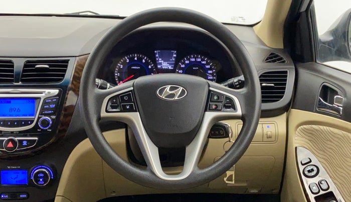 2014 Hyundai Verna FLUIDIC 1.4 VTVT CX, Petrol, Manual, 44,469 km, Steering Wheel