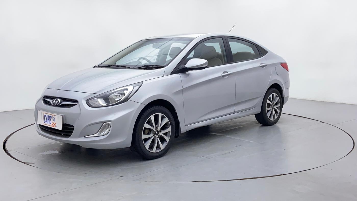 2014 Hyundai Verna FLUIDIC 1.4 VTVT CX, Petrol, Manual, 44,469 km, Left Front Diagonal (45- Degree) View