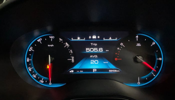 2021 MG HECTOR SHARP 1.5 DCT PETROL, Petrol, Automatic, 55,082 km, Odometer Image