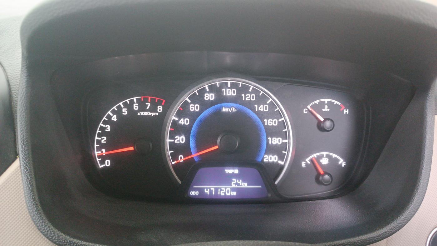 2017 Hyundai Grand i10 ASTA 1.2 KAPPA VTVT, Petrol, Manual, 47,120 km, Odometer Image