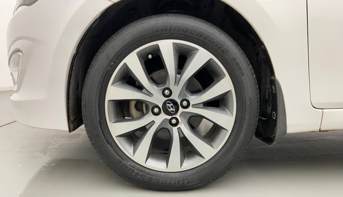 2015 Hyundai Verna FLUIDIC 4S 1.6 VTVT S(O), Petrol, Manual, 99,131 km, Left Front Wheel