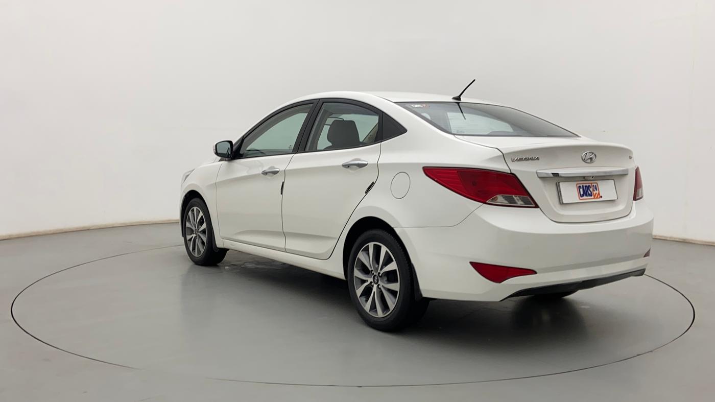 2015 Hyundai Verna FLUIDIC 4S 1.6 VTVT S(O), Petrol, Manual, 99,131 km, Left Back Diagonal