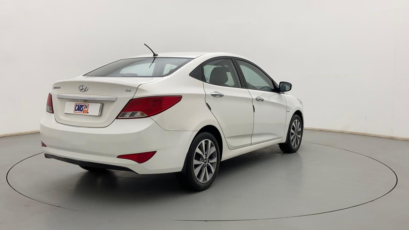 2015 Hyundai Verna FLUIDIC 4S 1.6 VTVT S(O), Petrol, Manual, 99,131 km, Right Back Diagonal
