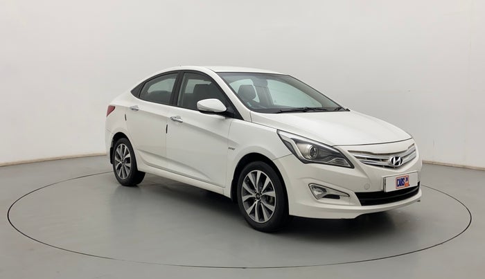 2015 Hyundai Verna FLUIDIC 4S 1.6 VTVT S(O), Petrol, Manual, 99,131 km, Right Front Diagonal