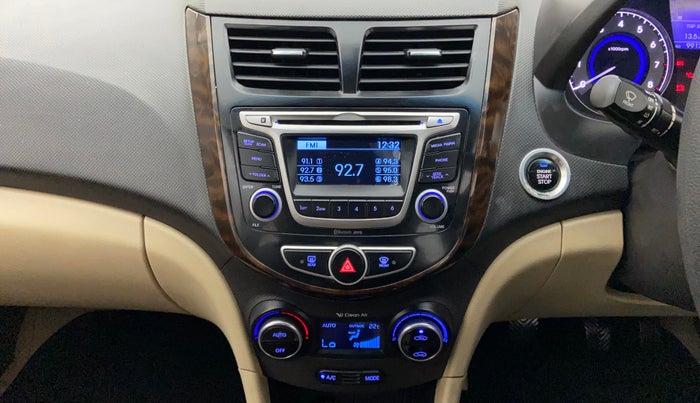 2015 Hyundai Verna FLUIDIC 4S 1.6 VTVT S(O), Petrol, Manual, 99,131 km, Air Conditioner