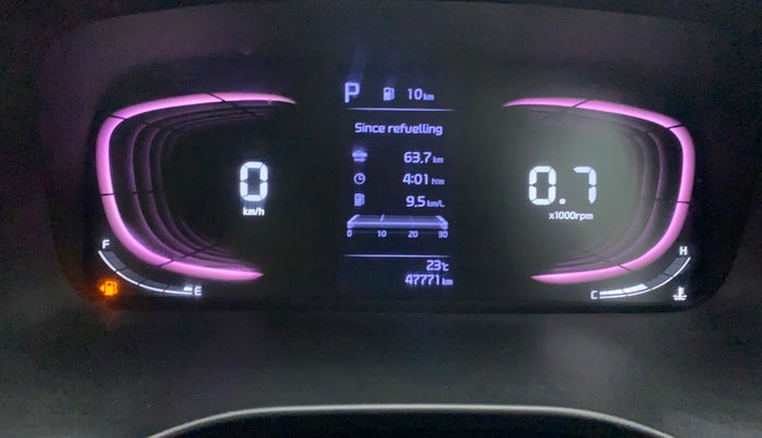 2022 KIA CARENS LUXURY PLUS 1.4 PETROL DCT 7 STR, Petrol, Automatic, 47,770 km, Odometer Image