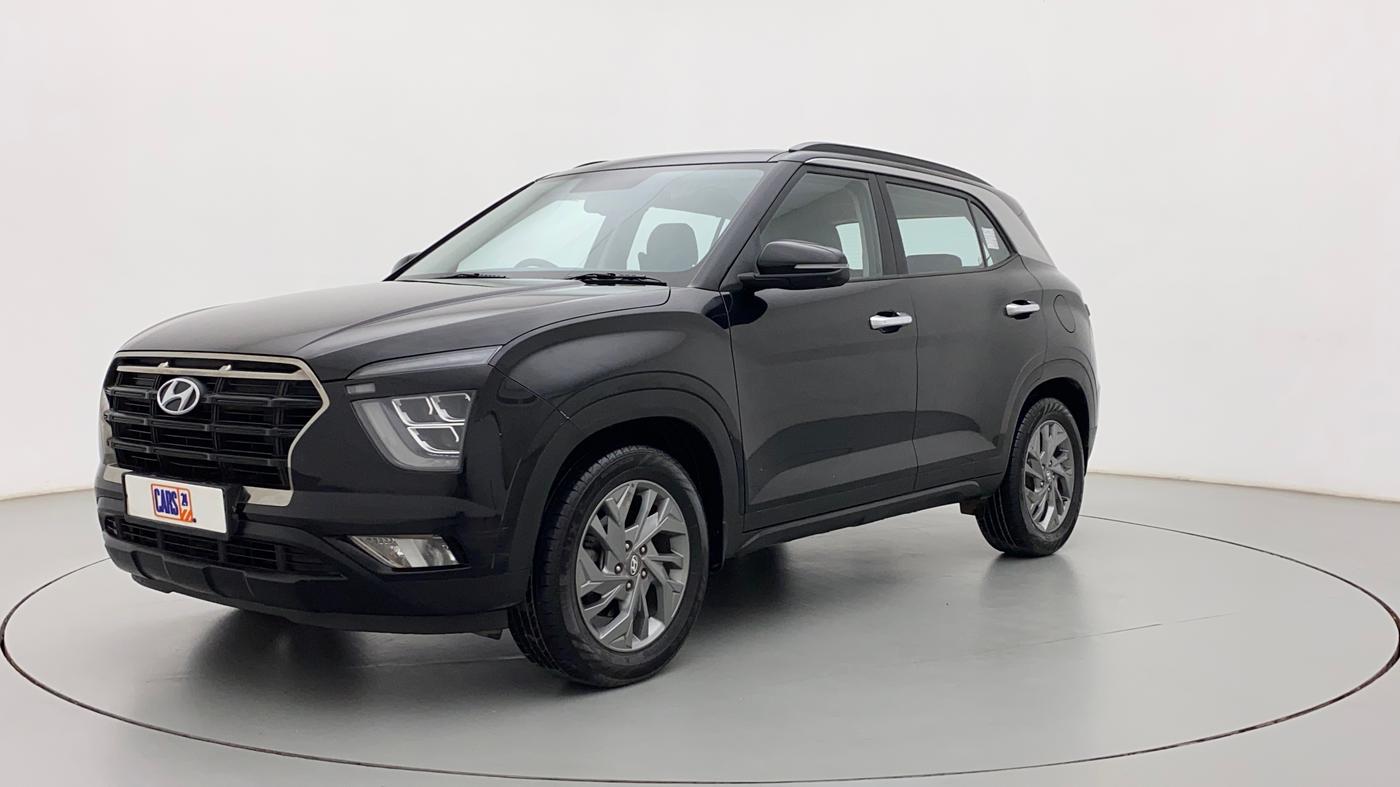 2020 Hyundai Creta SX (O) 1.4 TURBO DCT, Petrol, Automatic, 28,646 km, Left Front Diagonal