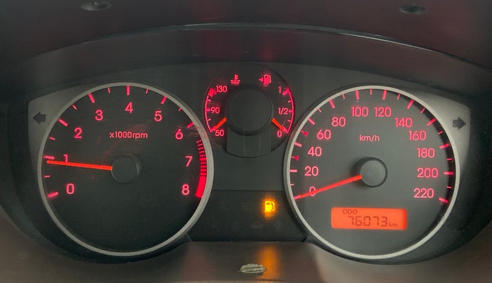 2009 Hyundai i20 MAGNA 1.2 VTVT, Petrol, Manual, 76,348 km, Odometer Image