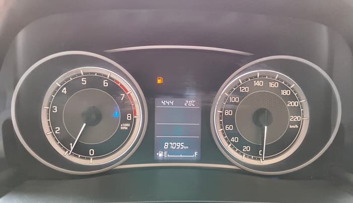 2018 Maruti Dzire ZXI PLUS, Petrol, Manual, 87,095 km, Odometer Image