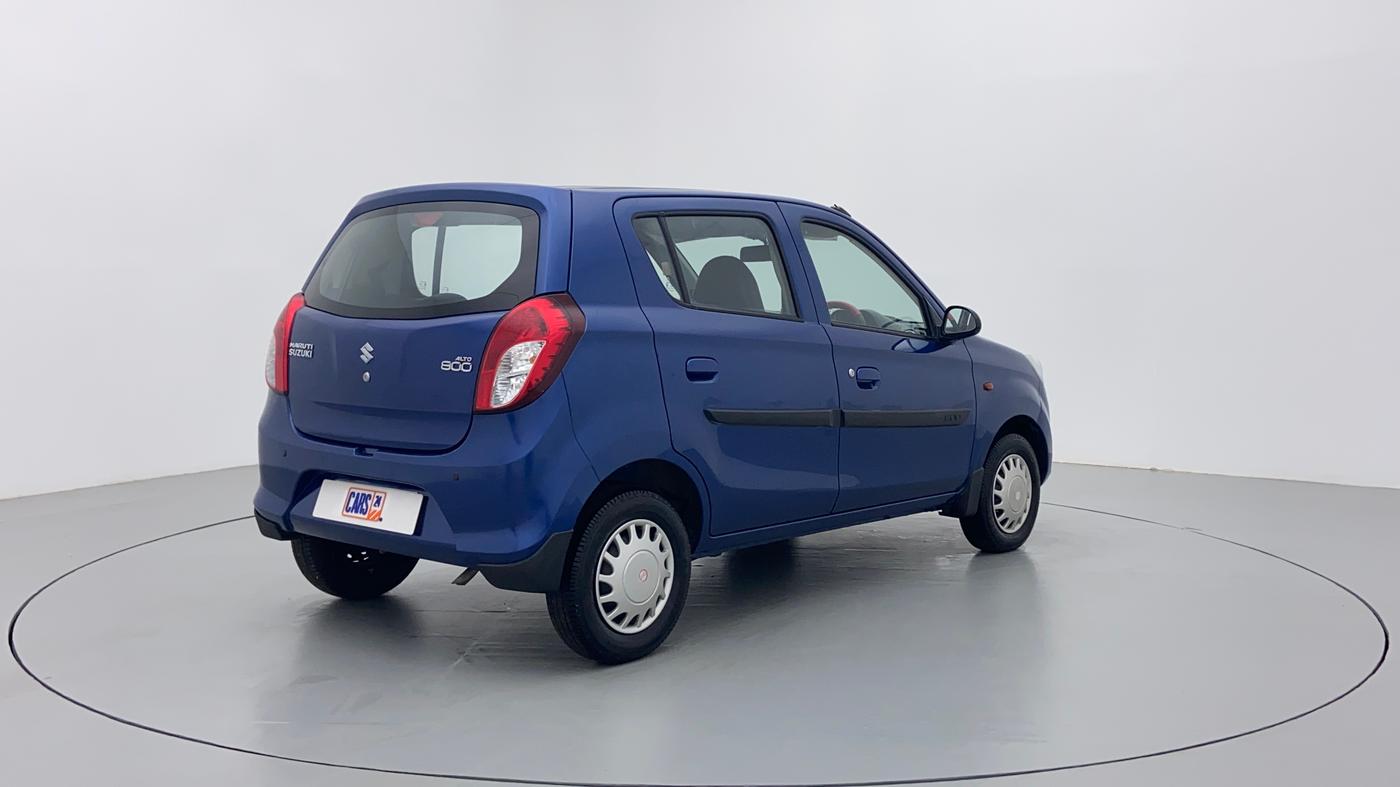 2014 Maruti Alto 800 LXI, Petrol, Manual, 22,898 km, Right Back Diagonal (45- Degree) View