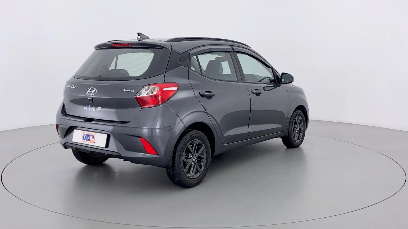 2020 Hyundai GRAND I10 NIOS SPORTZ PETROL, Petrol, Manual, 10,996 km, Right Back Diagonal