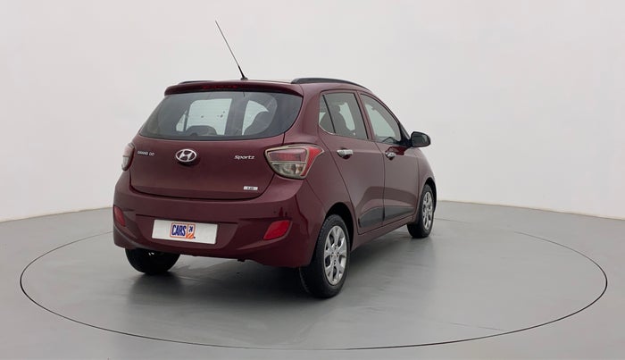 2015 Hyundai Grand i10 SPORTZ 1.2 KAPPA VTVT, Petrol, Manual, 75,390 km, Right Back Diagonal