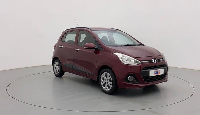2015 Hyundai Grand i10 SPORTZ 1.2 KAPPA VTVT, Petrol, Manual, 75,390 km, Right Front Diagonal