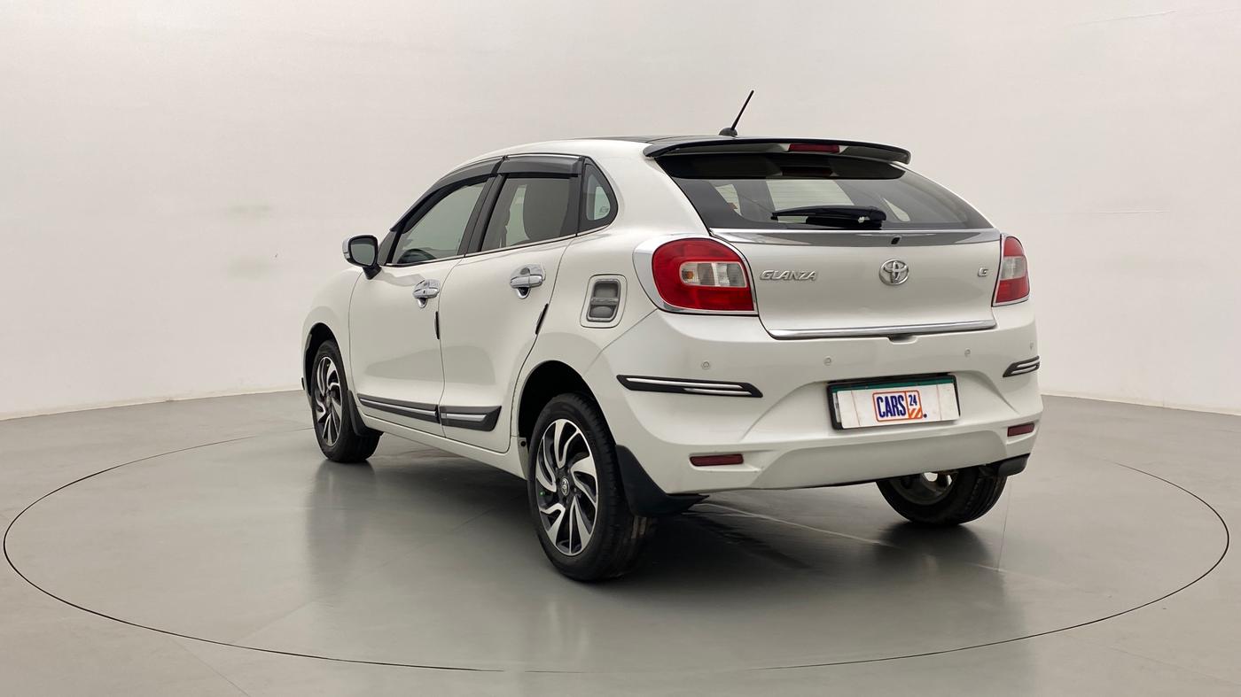 2021 Toyota Glanza G MT PETROL, Petrol, Manual, 32,975 km, Left Back Diagonal