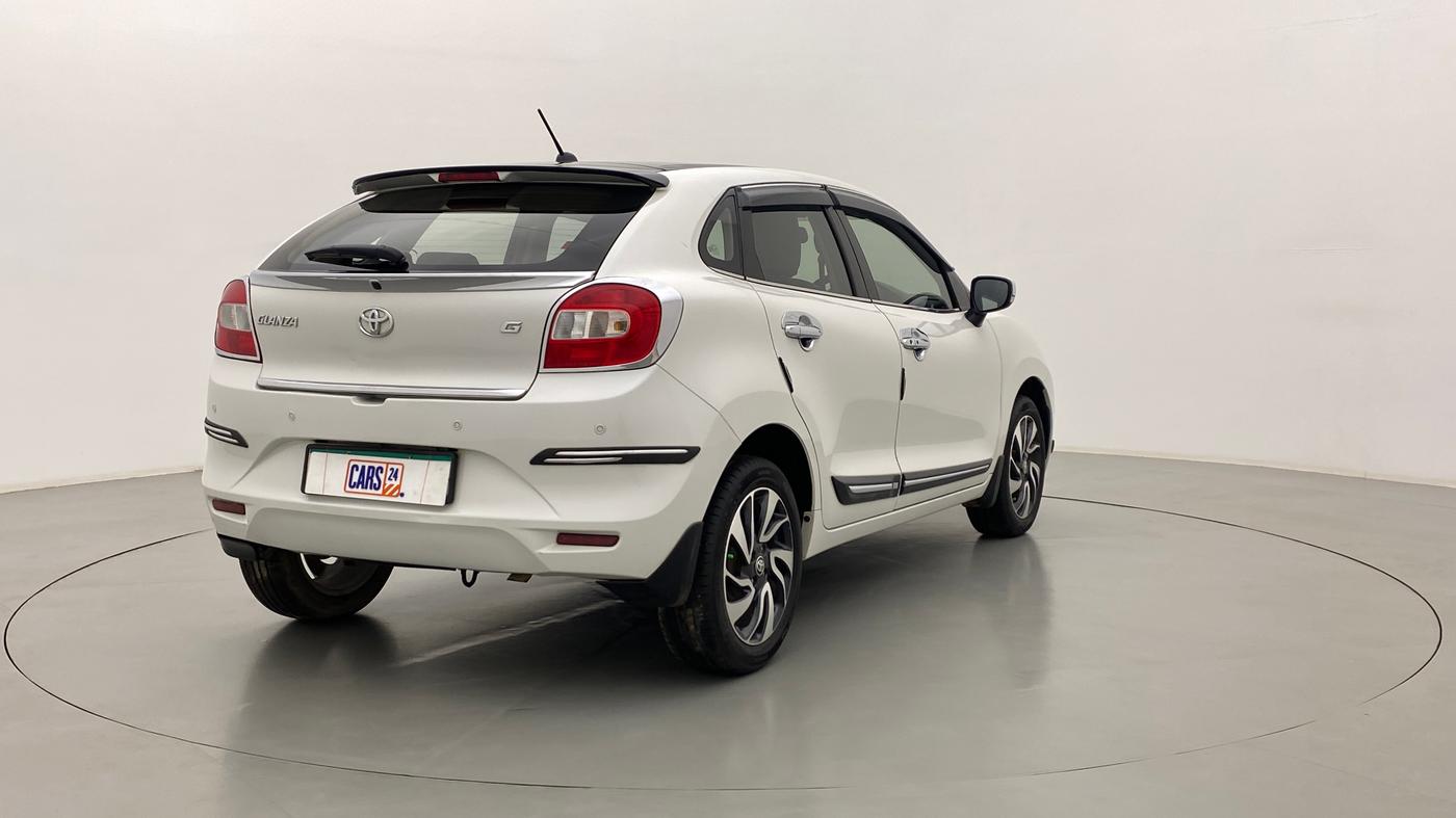 2021 Toyota Glanza G MT PETROL, Petrol, Manual, 32,975 km, Right Back Diagonal