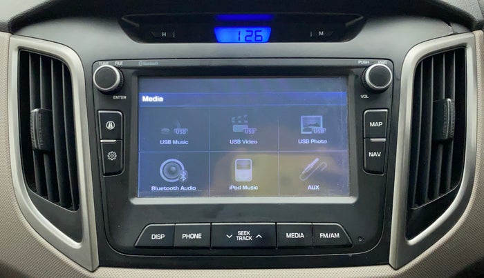 2016 Hyundai Creta SX PLUS 1.6 PETROL, Petrol, Manual, 14,146 km, Infotainment System