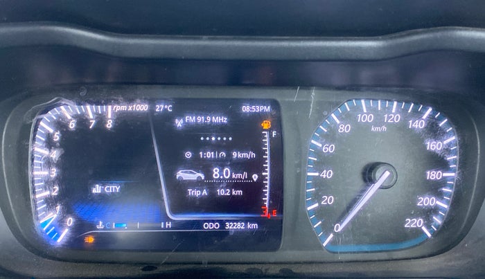 2020 Tata ALTROZ XZ PETROL, Petrol, Manual, 32,282 km, Odometer Image
