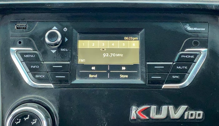 2016 Mahindra Kuv100 K6 6 STR, Petrol, Manual, 39,722 km, Infotainment System