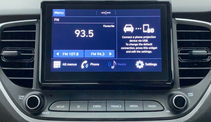 2020 Hyundai Verna SX 1.5 VTVT, Petrol, Manual, 27,279 km, Infotainment System