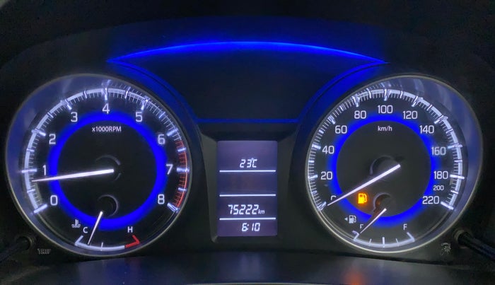 2015 Maruti Baleno DELTA PETROL 1.2, Petrol, Manual, 75,652 km, Odometer Image